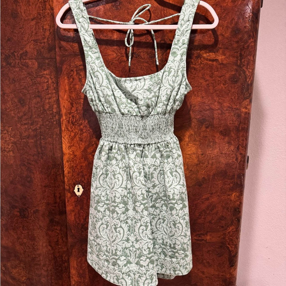 HILL HOUSE THE CHER MINI DRESS SIZE SMALL.